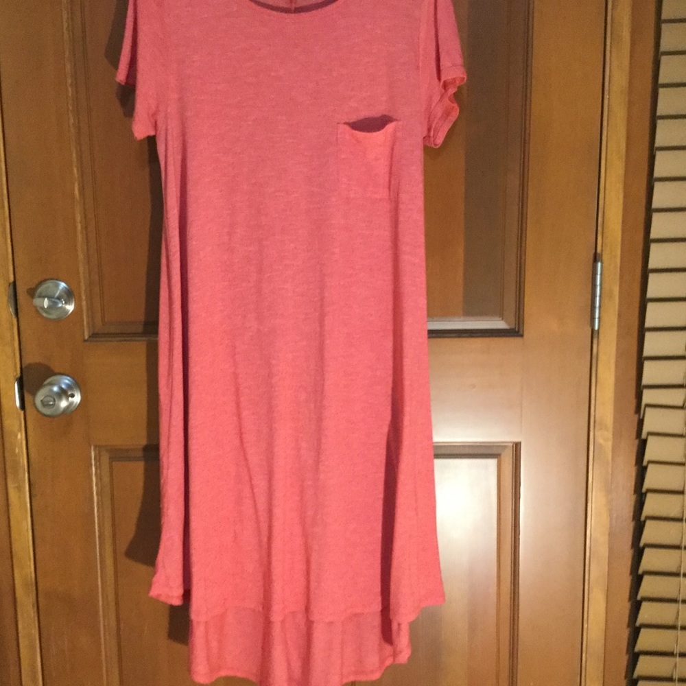 Lularoe Watermelon🍉 colored Carly dress Sz Xl GUC
